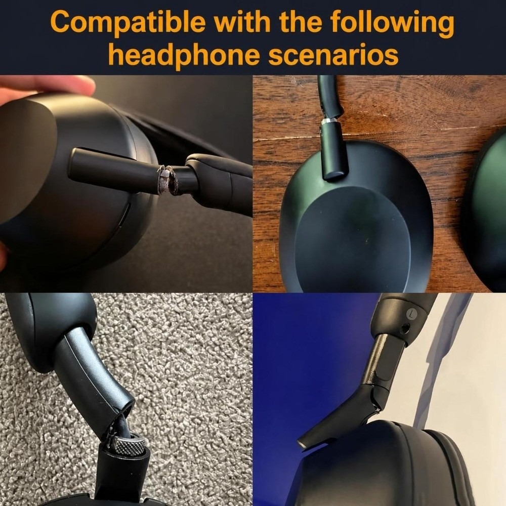 Sony Headphone Wh-1000Xm5 - Complete reparatieset voor kunststof scharnieren van