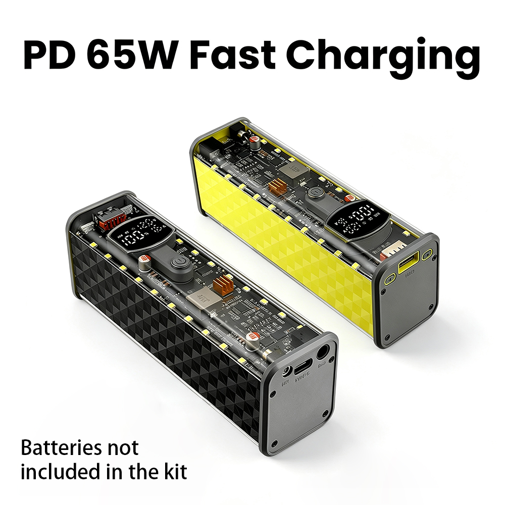 Battery Case Storage - PD 65W Powerbank DIY Behuizing 8x18650