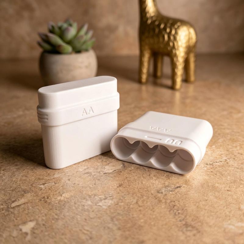 4-vakjes AA-batterij opbergdoo - Battery Case Storage recensie en prijs