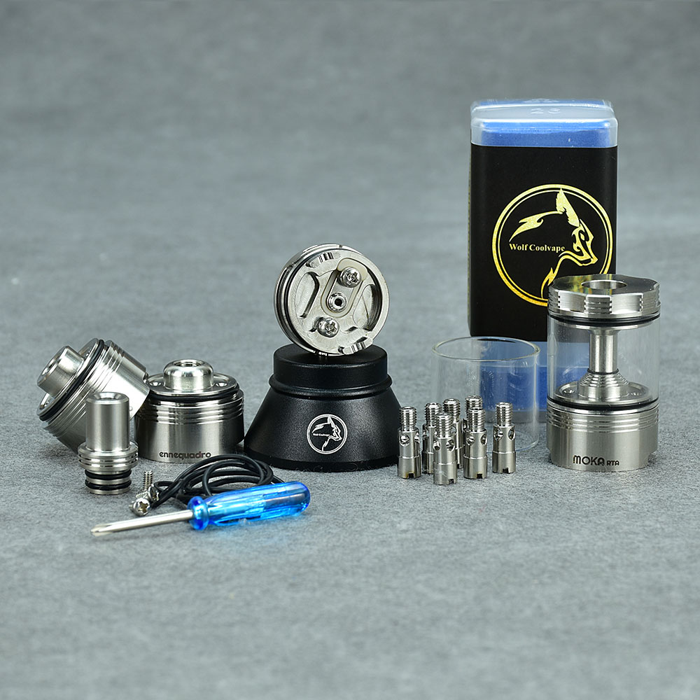 Wolfcoolvape Moka mtl RTA Rebu - Vaping Air recensie en prijs