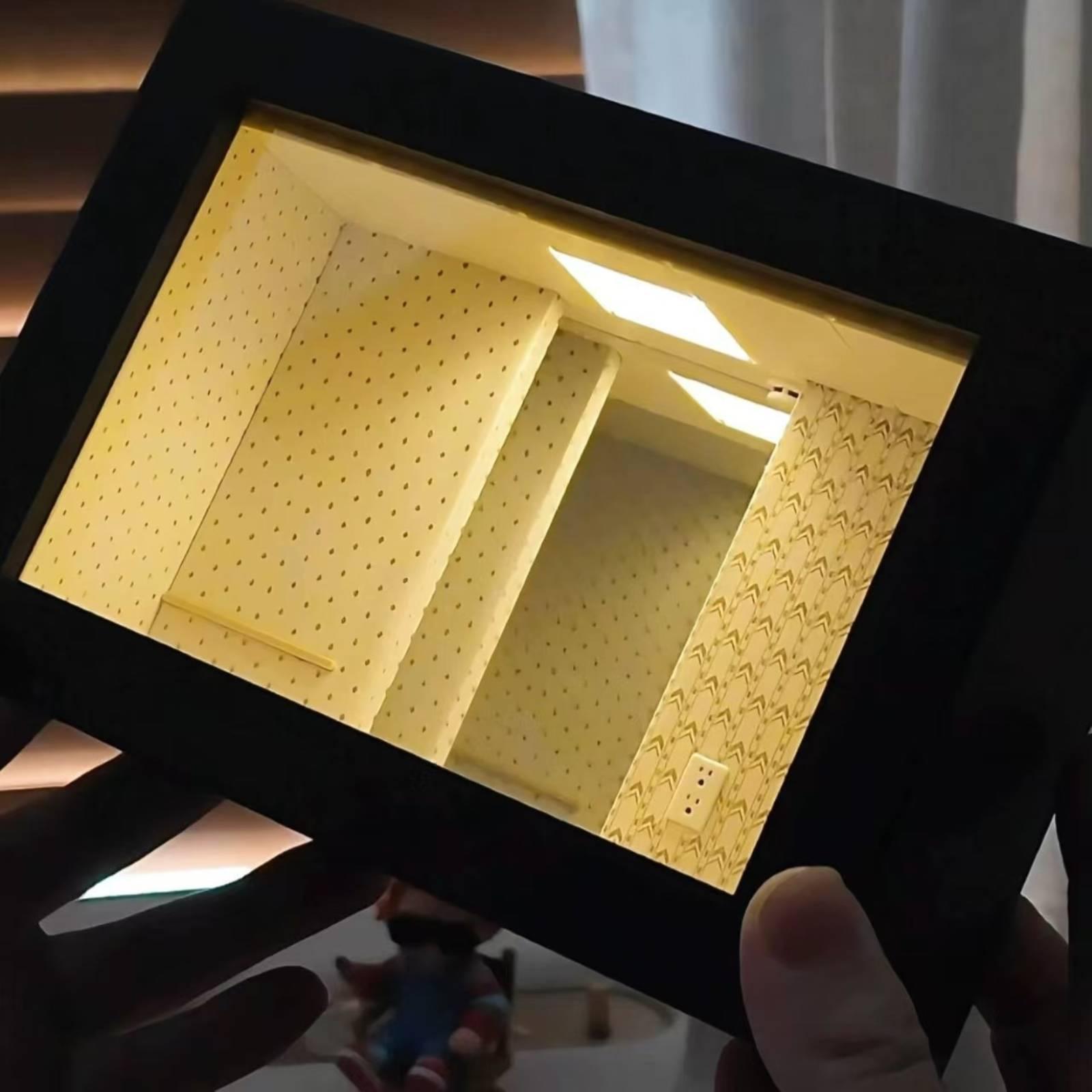 Houten schaduwdoos met oneindi - Battery Case Storage recensie en prijs
