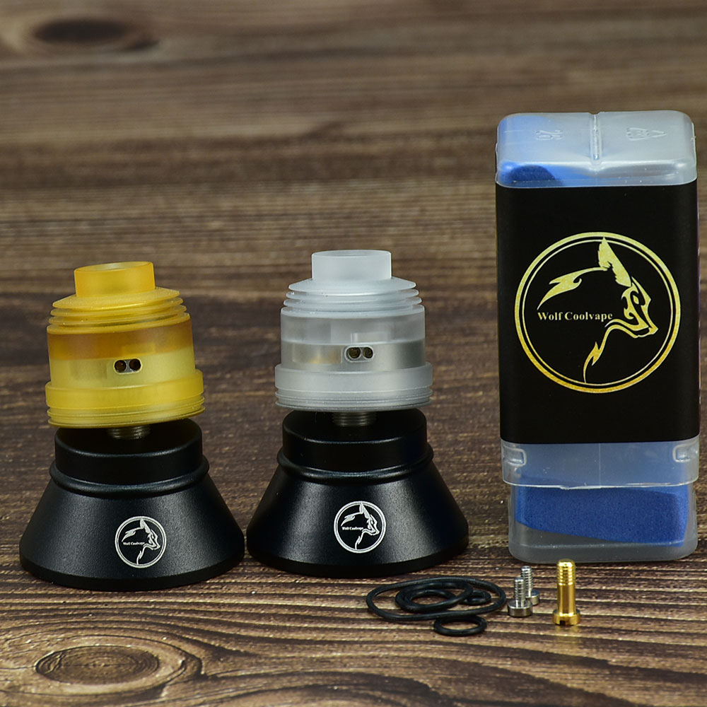 Wolfcoolvape Hussar V2 RDA Tan - Rda Atomizer Deck recensie en prijs