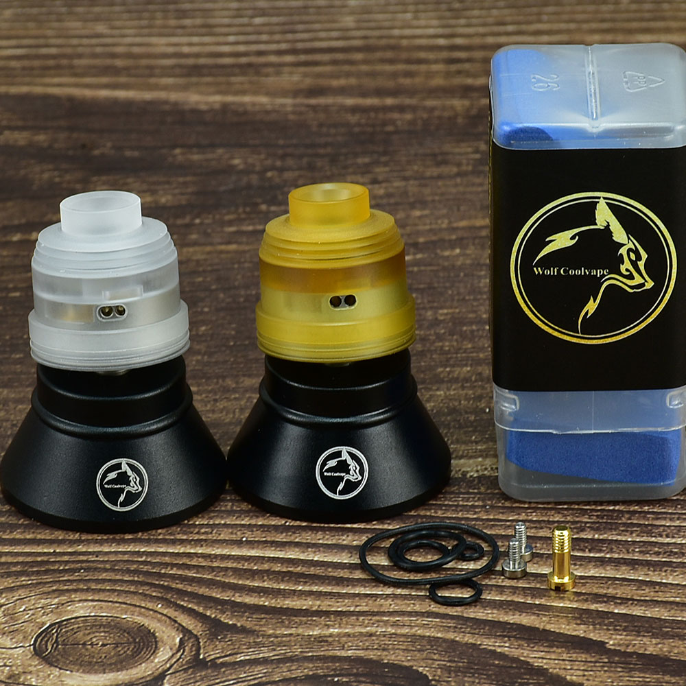 Wolfcoolvape Hussar V2 RDA Tan - Rda Atomizer Deck recensie en prijs